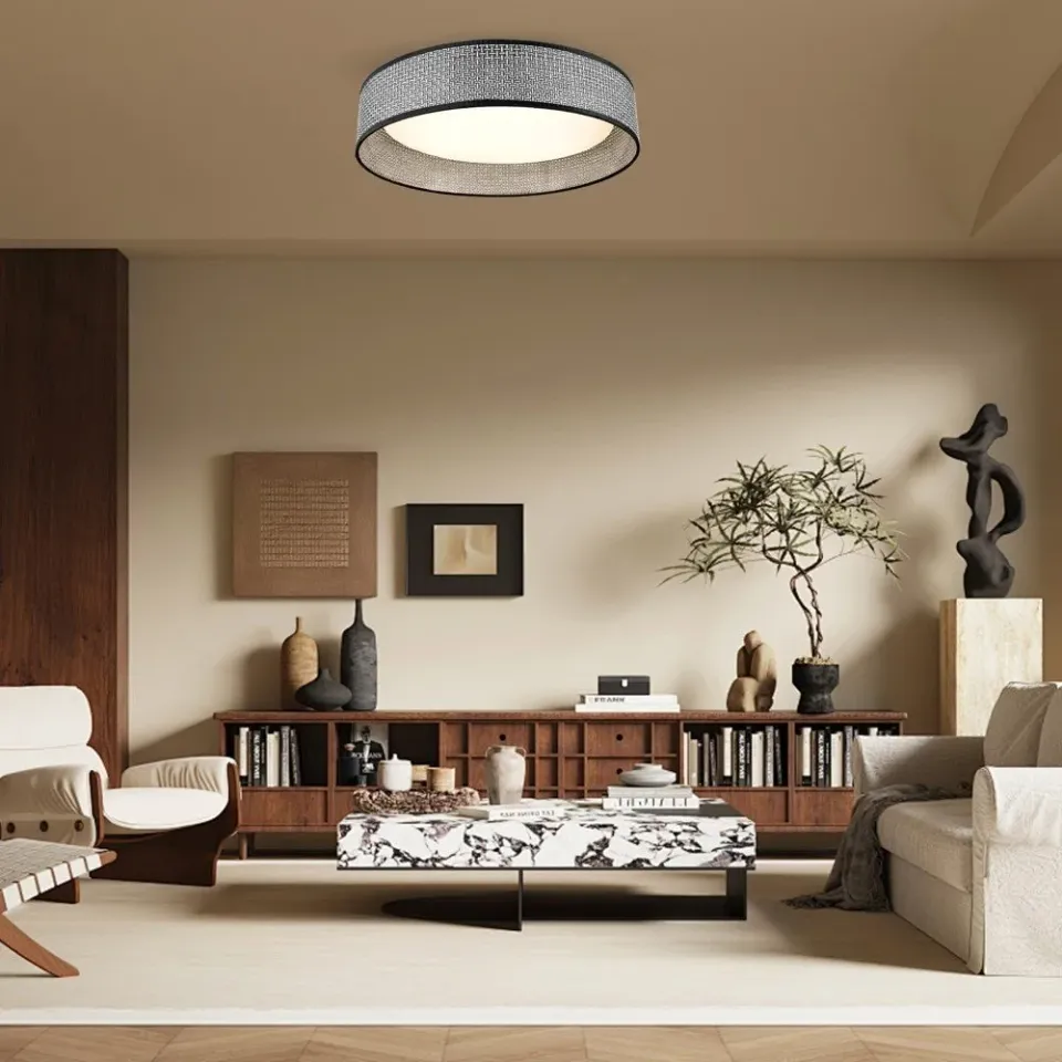 IMMAX NEO LITE LONA LED SMART stropní svítidlo 36W CCT, Wi-Fi, TUYA, BEACON, černobílé