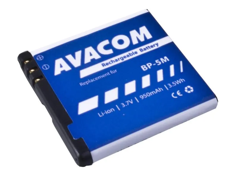 AVACOM Baterie do mobilu Nokia N81, 6500 Slide Li-Ion 3,7V 950mAh (náhrada BP-5M