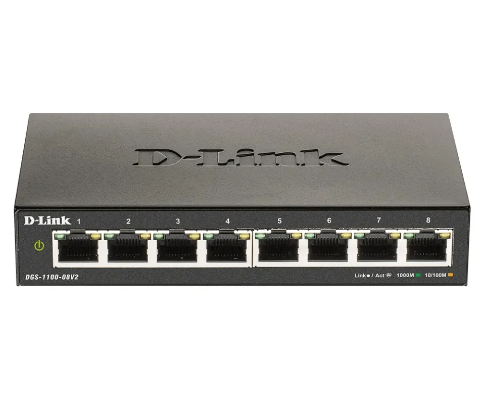 D-Link DGS-1100-08V2 Easy Smart Switch 10/100/1000