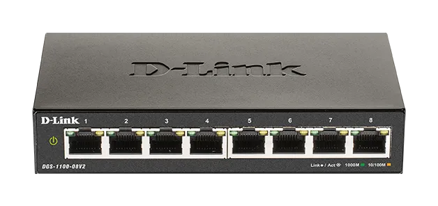D-Link DGS-1100-08V2 Easy Smart Switch 10/100/1000