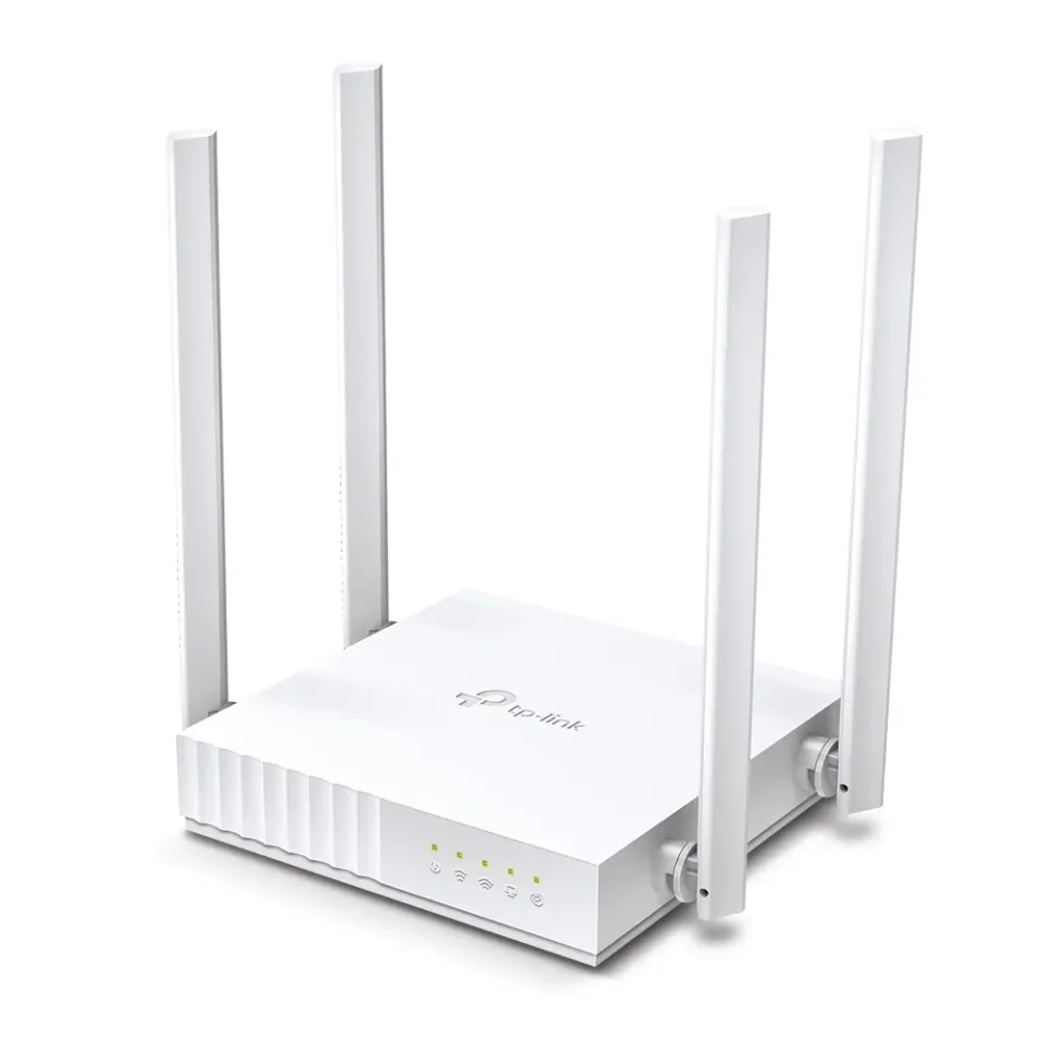 TP-LINK Archer C24 wifi AP/router AC750, 4xLAN, 1xWAN, (2,4GHz, 5GHz, ac) 300 + 433Mbit, 4x fix anténa