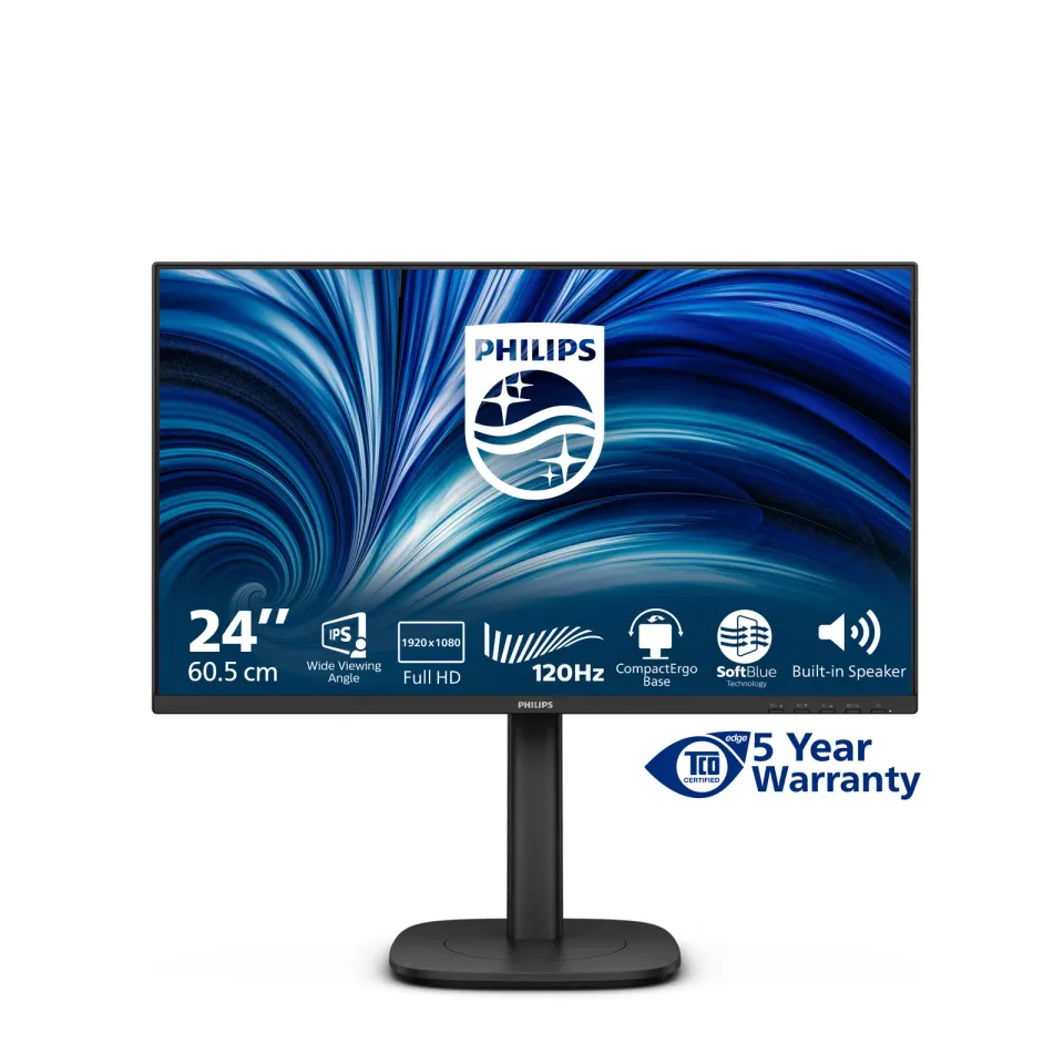 Philips LCD 24B2N3200J 23,8" IPS/1920x1080@120Hz/4ms/300cd/VGA/HDMI/DP/4xUSB/Rep