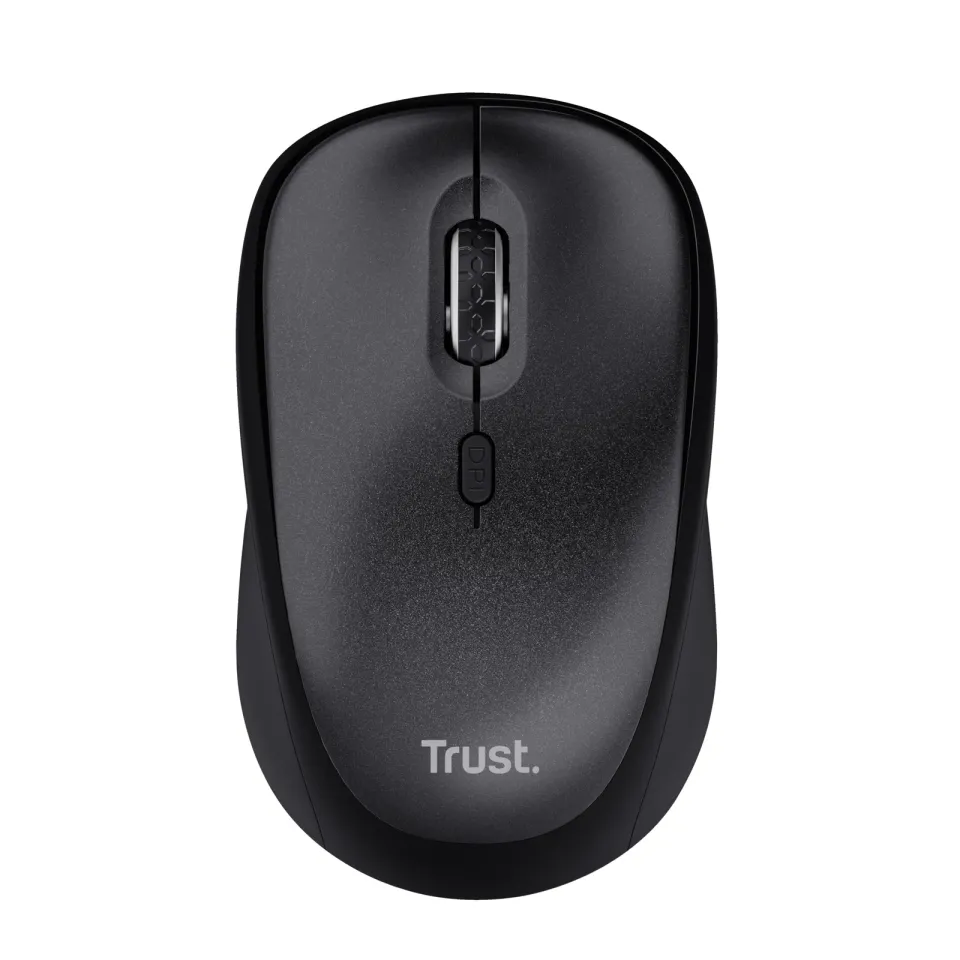 TRUST myš TM-201 WIRELESS MOUSE ECO, optická, černá