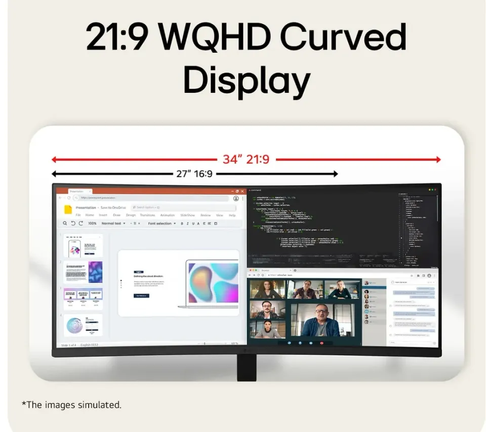 LG UltraWide/34U601B-B/34"/VA/UWQHD/120Hz/5ms/Černá/2R