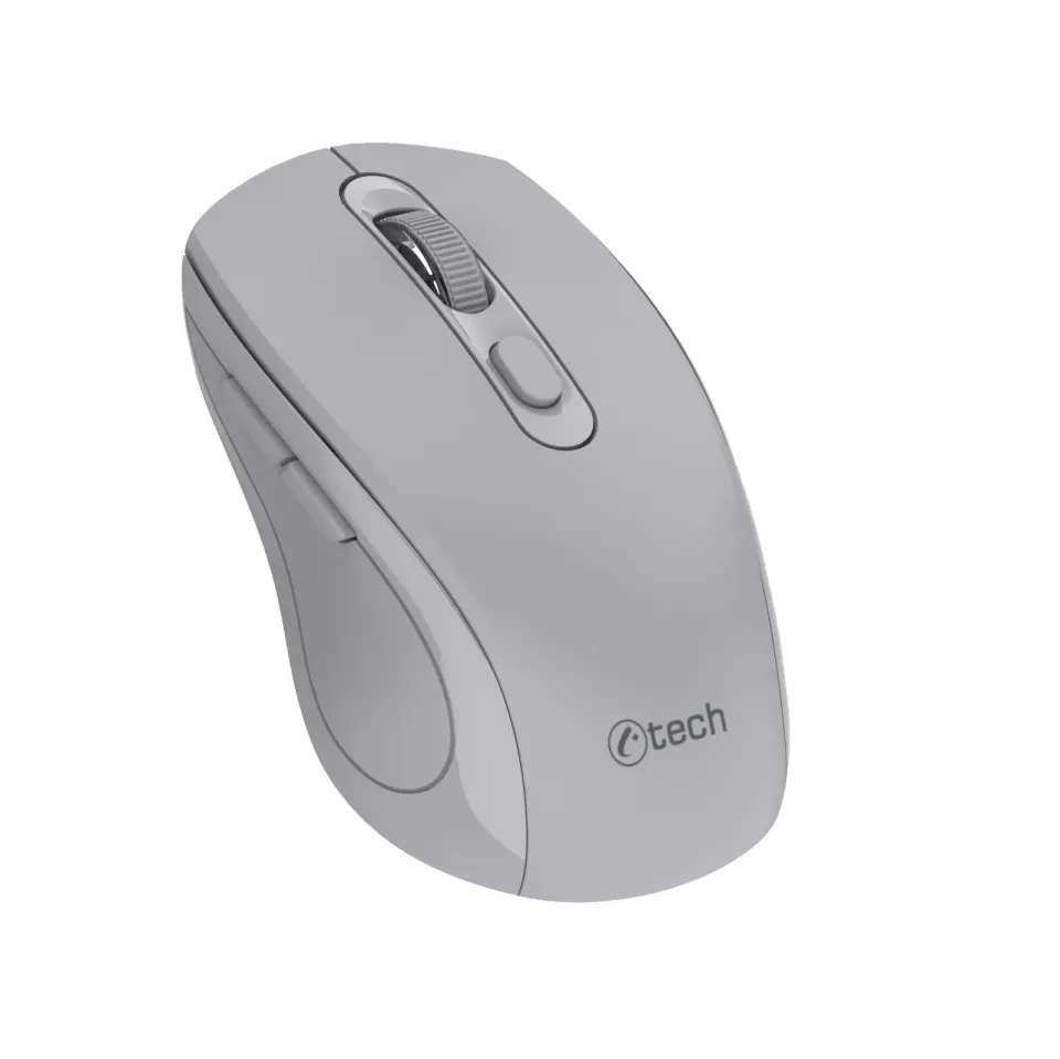 C-TECH myš WLM-12 Dual mode, bezdrátová, BT5.0 + 2,4GHz, 1600DPI, 6 tlačítek, US