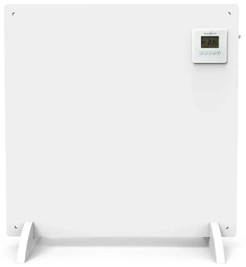 NEDIS infračervený topný panel/ 425 W/ nastavitelný termostat/ IP44/ bílý