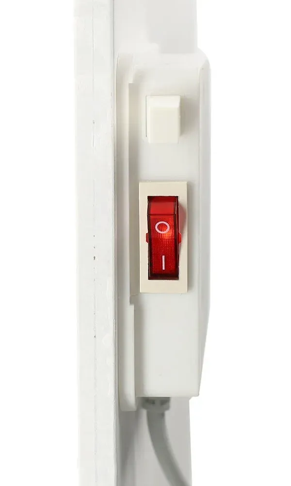 NEDIS infračervený topný panel/ 425 W/ nastavitelný termostat/ IP44/ bílý