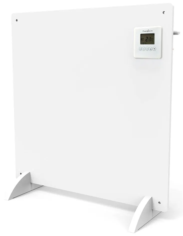 NEDIS infračervený topný panel/ 425 W/ nastavitelný termostat/ IP44/ bílý
