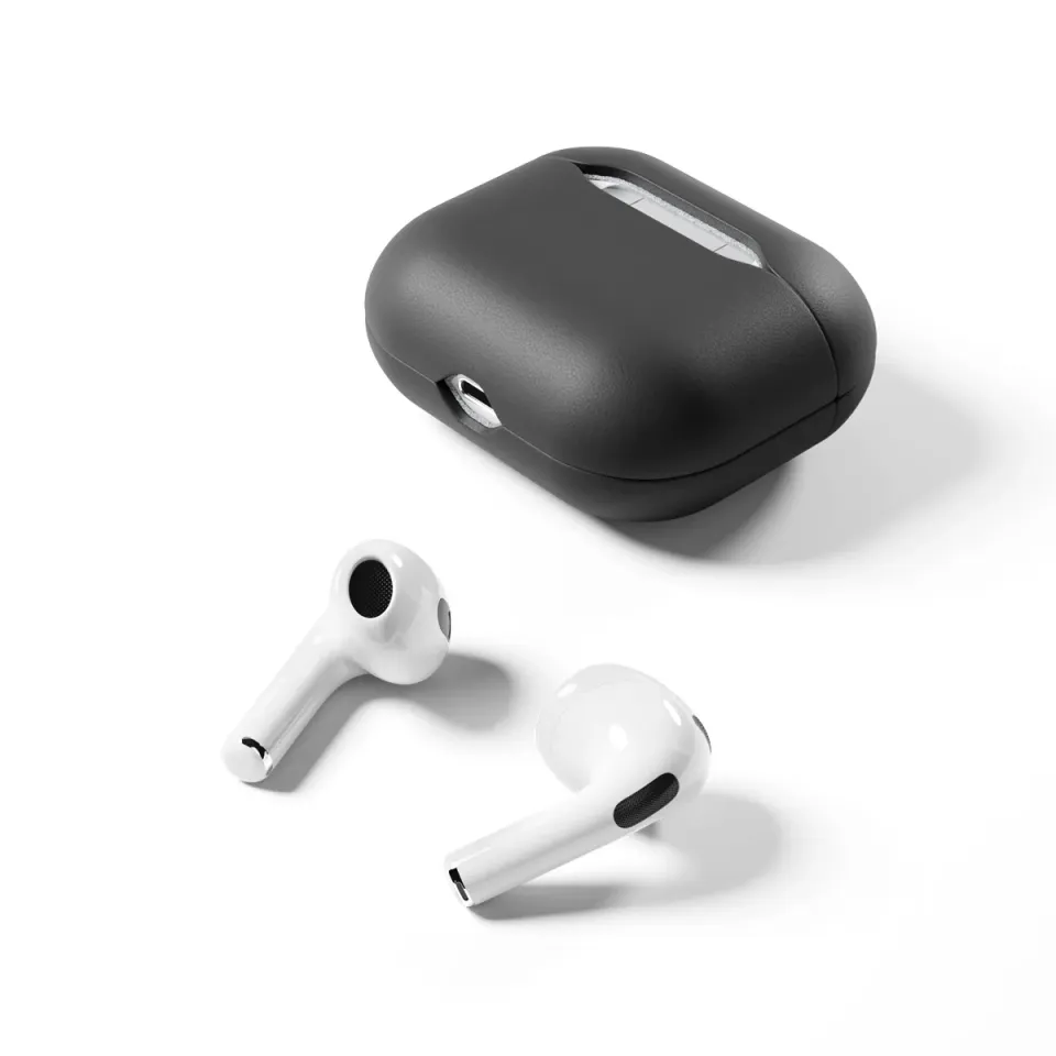 Epico Leather Case Airpods 3 - černá