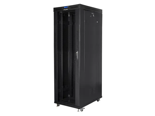 LANBERG Volně stojící skříň 19" 42U/800x1000 (v rozloženém stavu) skleněné dveře