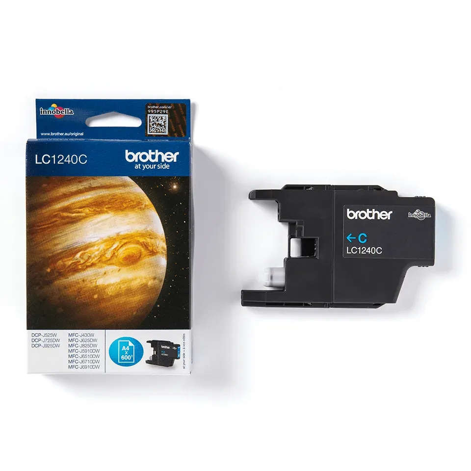 BROTHER LC-1240C originální náplň azurová - 600 stran
