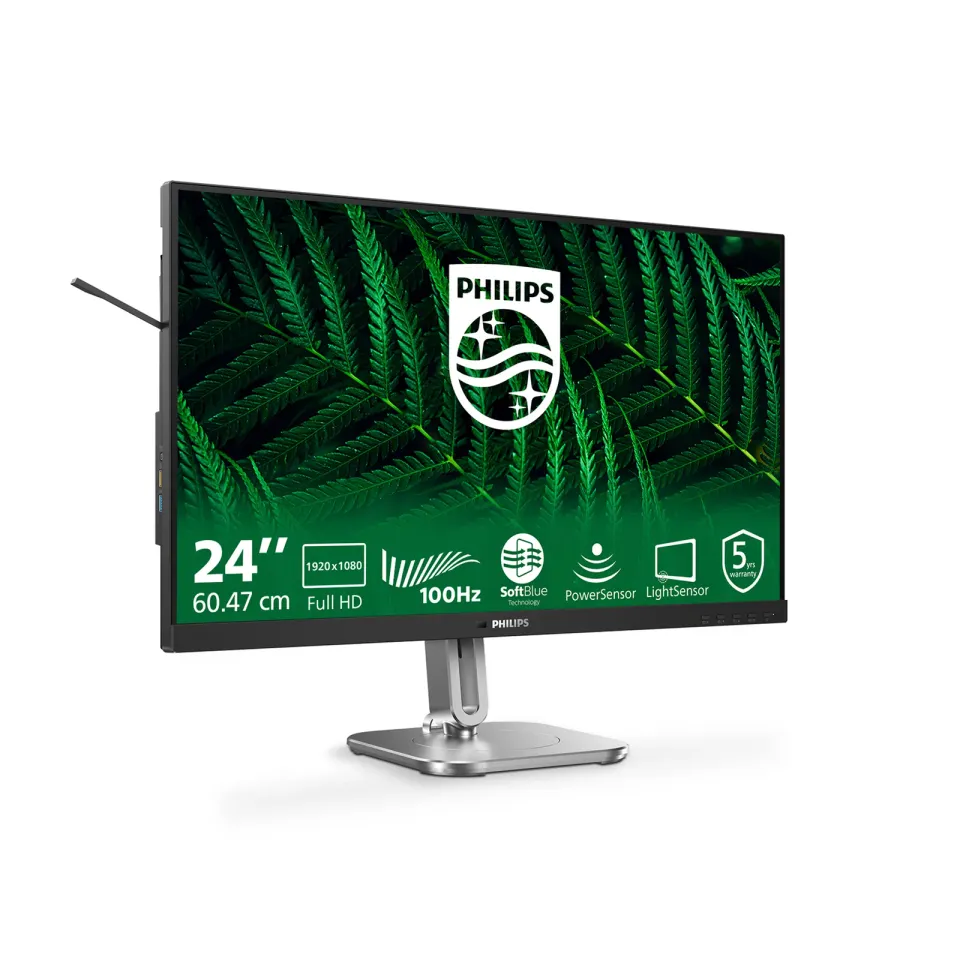 Philips LCD 24B2G5200 23,8" IPS/1920x1080@100Hz/4ms/300cd/VGA/HDMI/DP/4xUSB/Repr
