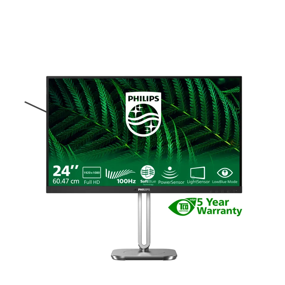 Philips LCD 24B2G5200 23,8" IPS/1920x1080@100Hz/4ms/300cd/VGA/HDMI/DP/4xUSB/Repr