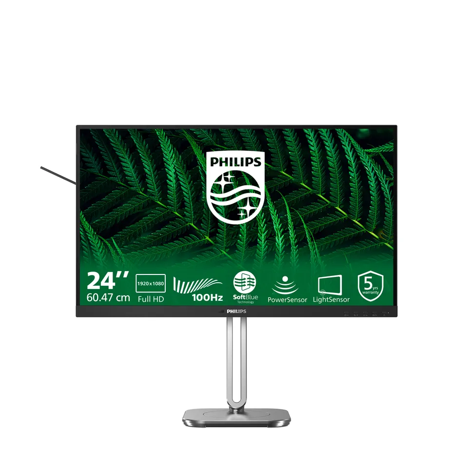 Philips LCD 24B2G5200 23,8" IPS/1920x1080@100Hz/4ms/300cd/VGA/HDMI/DP/4xUSB/Repr