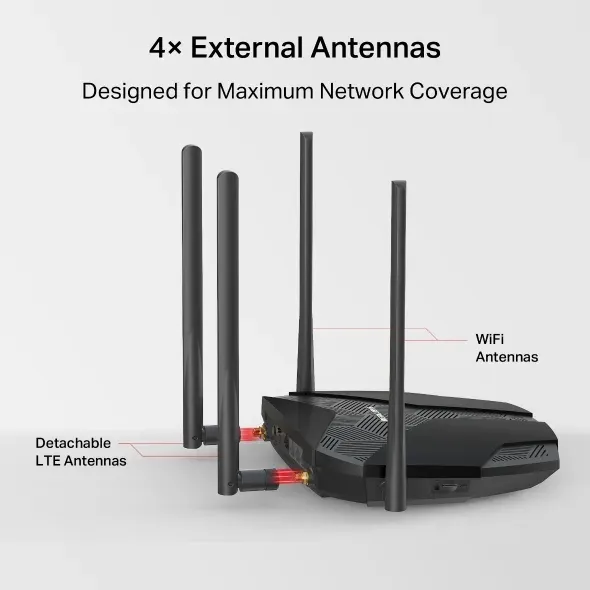Mercusys MB235-4G 4G+ Cat6 AC1200 Wireless Dual Band Gigabit Router