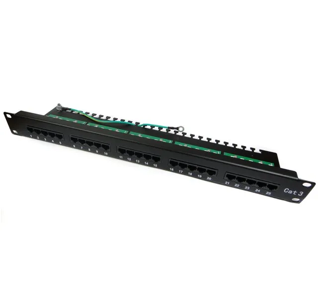XtendLan Patch panel 19", 25 portů, telefonní, 1U, Cat3