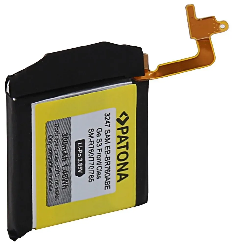 PATONA baterie pro chytré hodinky Samsung Gear S3 380mAh