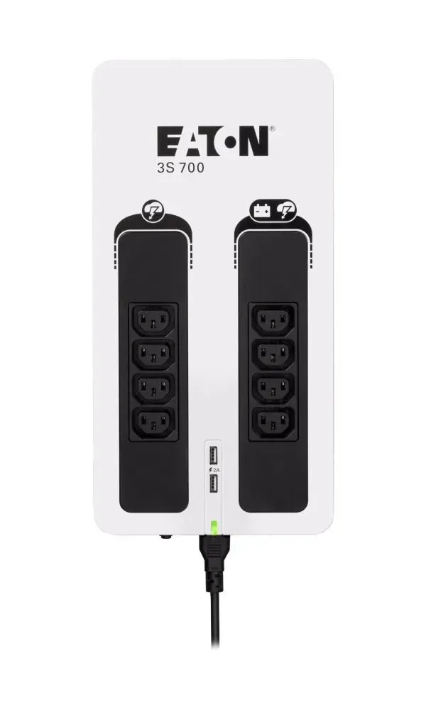 EATON UPS 3S 700IEC, 700VA, 420W, 1/1 fáze