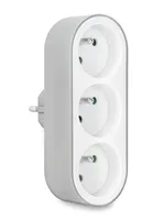 CONNECT IT Rozbočovací adaptér Tripple Split , 3 zásuvky (bíla)