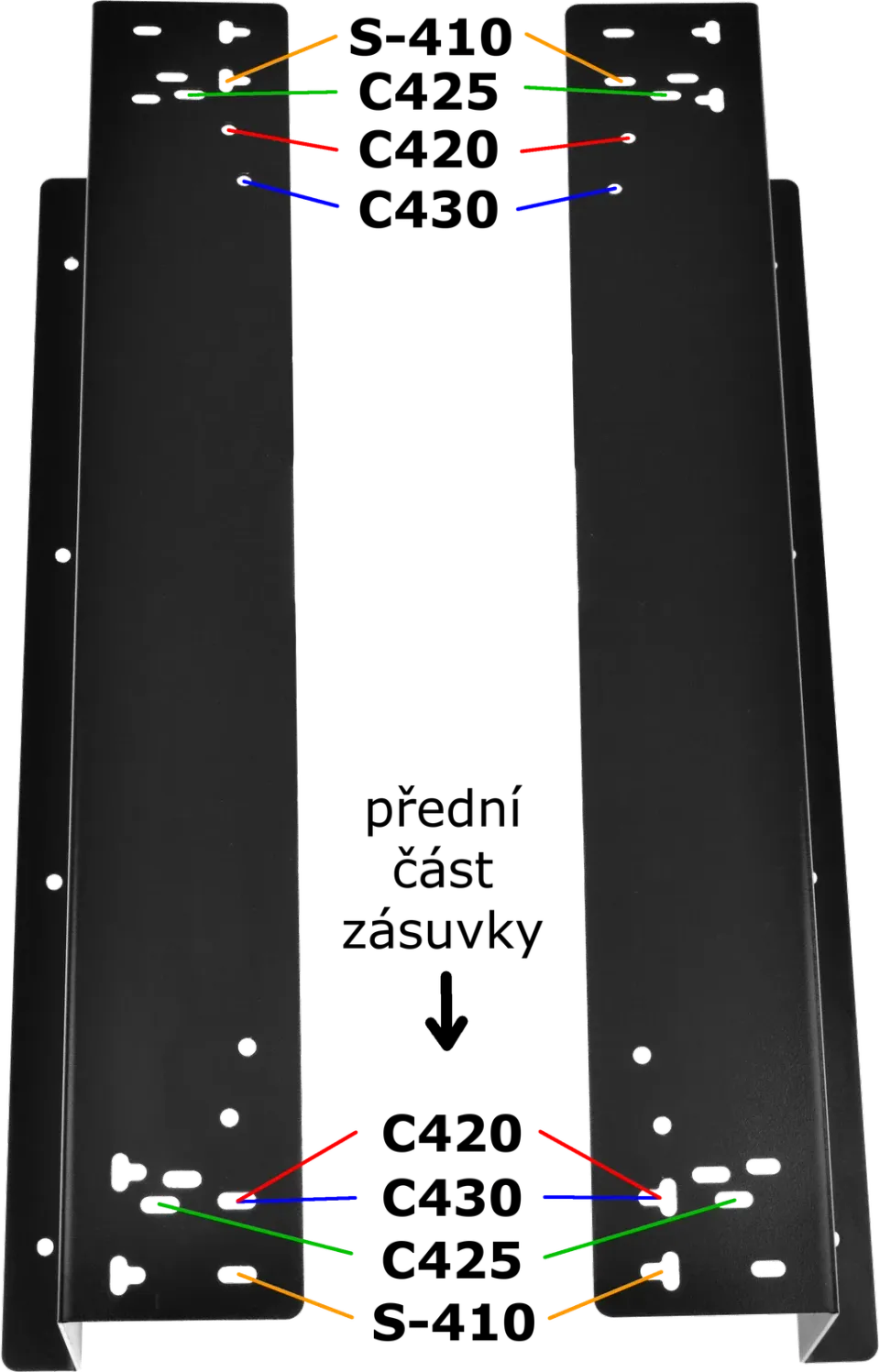 Držák pro zavěšení pokladní zásuvky C410/C420/C425/C430/S-410
