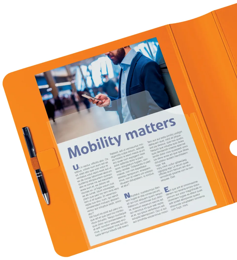LEITZ Mobilní pořadač 180° Active UrbanChic, 82 mm, tmavě šedá