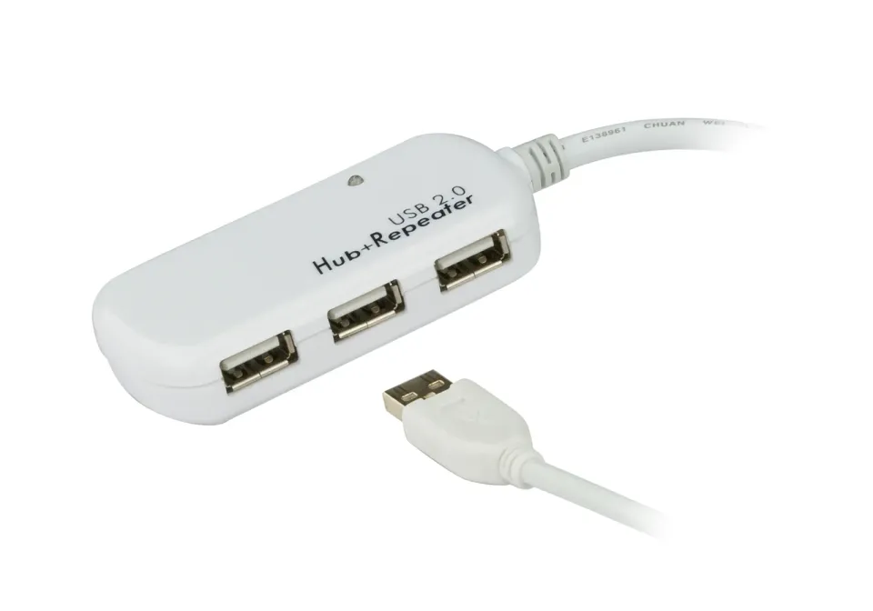 ATEN UE2120H USB 2.0 4-Port Hub with Extension Cable 12m