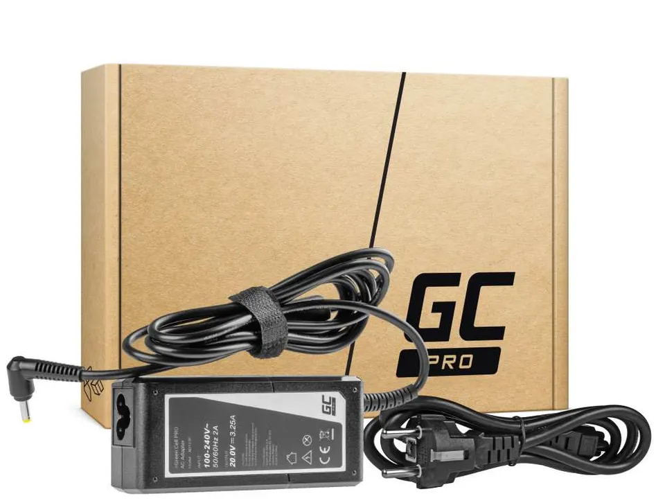 Green Cell PRO Charger / AC Adapter 20V 3.25A 65W for Lenovo IdeaPad 3, IdeaPad
