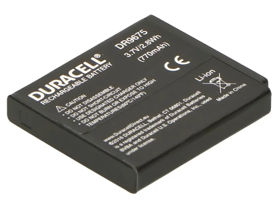 DURACELL Baterie - DR9675 pro Kodak NP-50, černá, 770 mAh, 3.7V