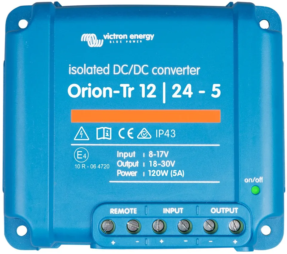 Victron Orion-Tr 12/24 V-5 A (120 W) DC-DC konvertor, izolovaný, IP43