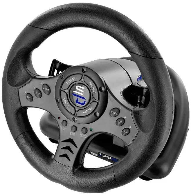 SUPERDRIVE Sada volantu a pedálů SV450/ PS4/ Xbox One/ Xbox Series X/S / Nintendo Switch/ PC
