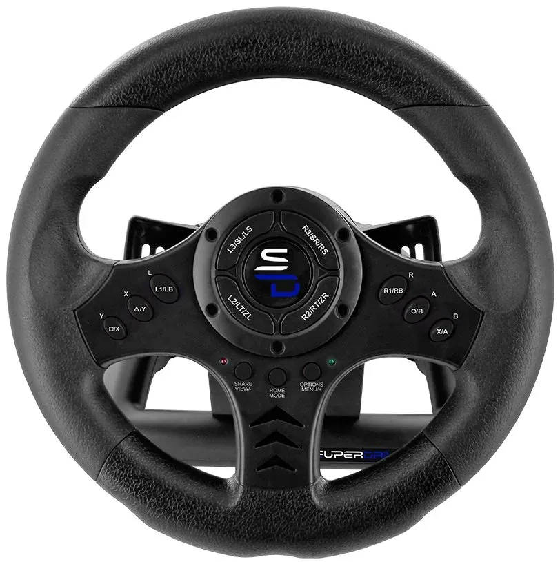 SUPERDRIVE Sada volantu a pedálů SV450/ PS4/ Xbox One/ Xbox Series X/S / Nintendo Switch/ PC