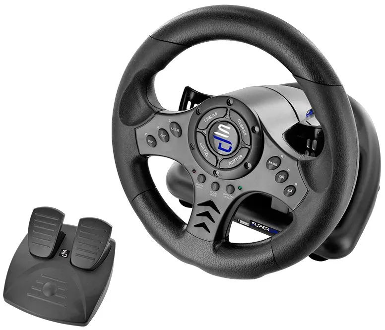 SUPERDRIVE Sada volantu a pedálů SV450/ PS4/ Xbox One/ Xbox Series X/S / Nintendo Switch/ PC