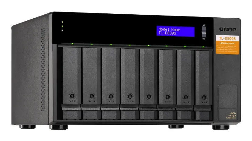 QNAP TL-D800S - úložná jednotka JBOD SATA (8x SATA), desktop