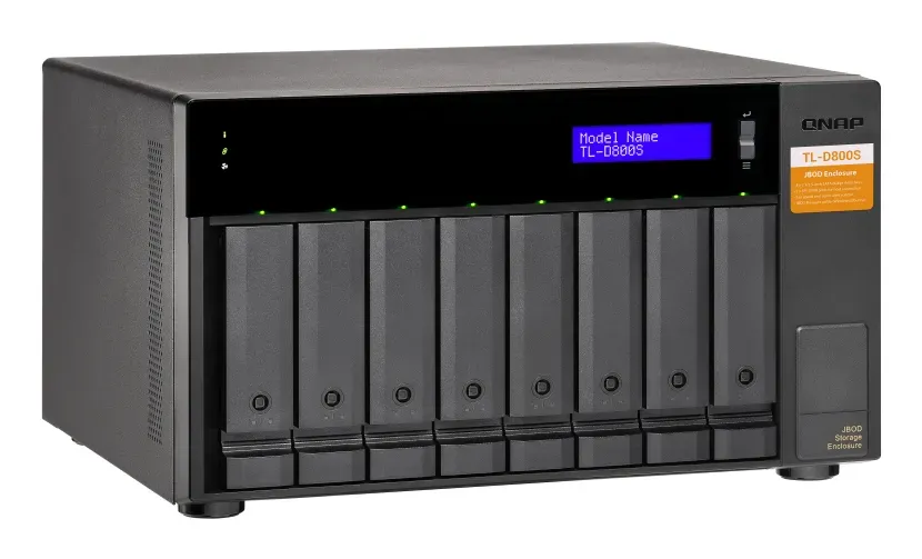 QNAP TL-D800S - úložná jednotka JBOD SATA (8x SATA), desktop