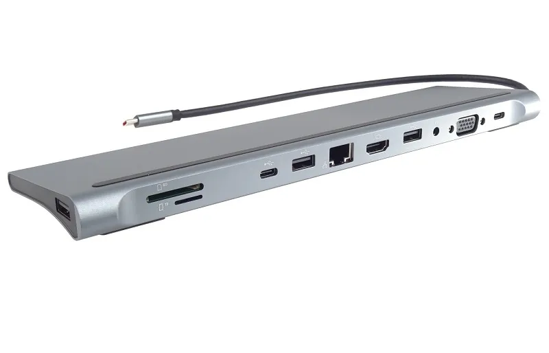 PremiumCord USB-C Full Size MST Dokovací stanice vhodná pod notebook (ku31dock17)
