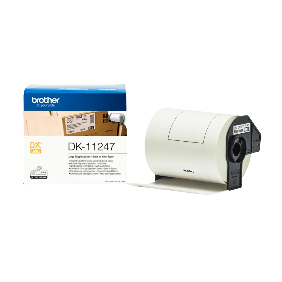 Brother - DK-11247 (papírové velké adresní štítky - 180 ks) 103mm x 164mm