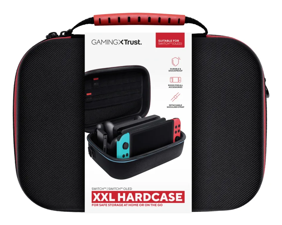 TRUST Pouzdro pro Nintendo Switch GXT 1247, XXL, černá