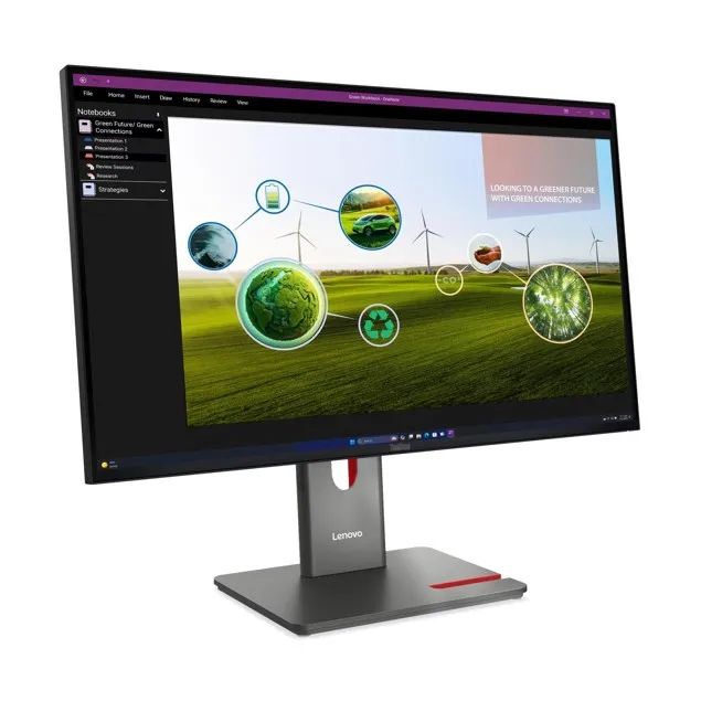 Lenovo LCD P27q-40 27" IPS/2560x1440/6ms/HDMI/DP/4xUSB/height-adjustable/pivot