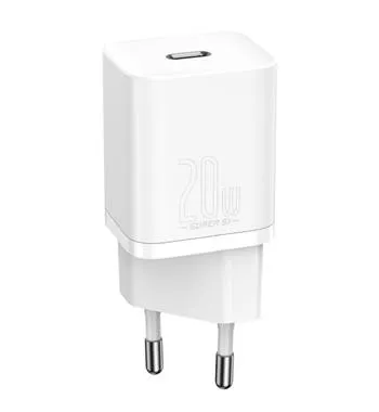 Baseus CCSUP-B02 Super Si Quick Nabíječka USB-C 20W White