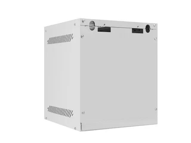 LANBERG RACKOVÁ SKŘÍŇ 10" NÁSTĚNNÁ 6U/280X310 (FLAT PACK) S PROSKLENÝMI DVEŘMI ŠEDÁ