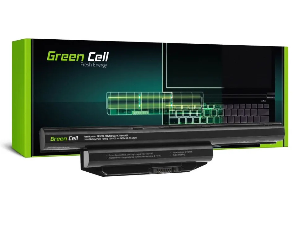 Green Cell Battery for Fujitsu LifeBook A514 A544 A555 AH544 AH564 E547 E554 E73