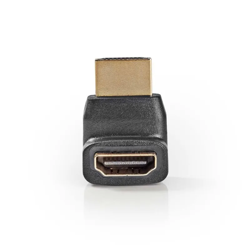 Nedis CVGB34902BK - HDMI Adaptér Úhlový 270° | HDMI Konektor - HDMI Zásuvka | Če