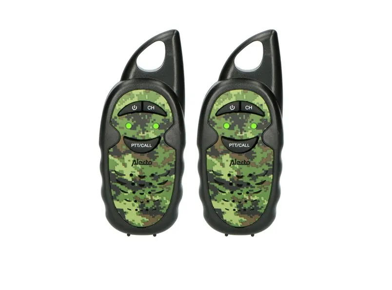 Nedis Alecto FR05CAMO - Sada dvou obousměrných vysílaček pro děti - dosah 3 km
