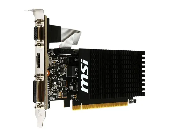 MSI VGA NVIDIA GeForce GT 710 2GD3H LP, 2G DDR3, 1xHDMI, 1xVGA, 1xDVI