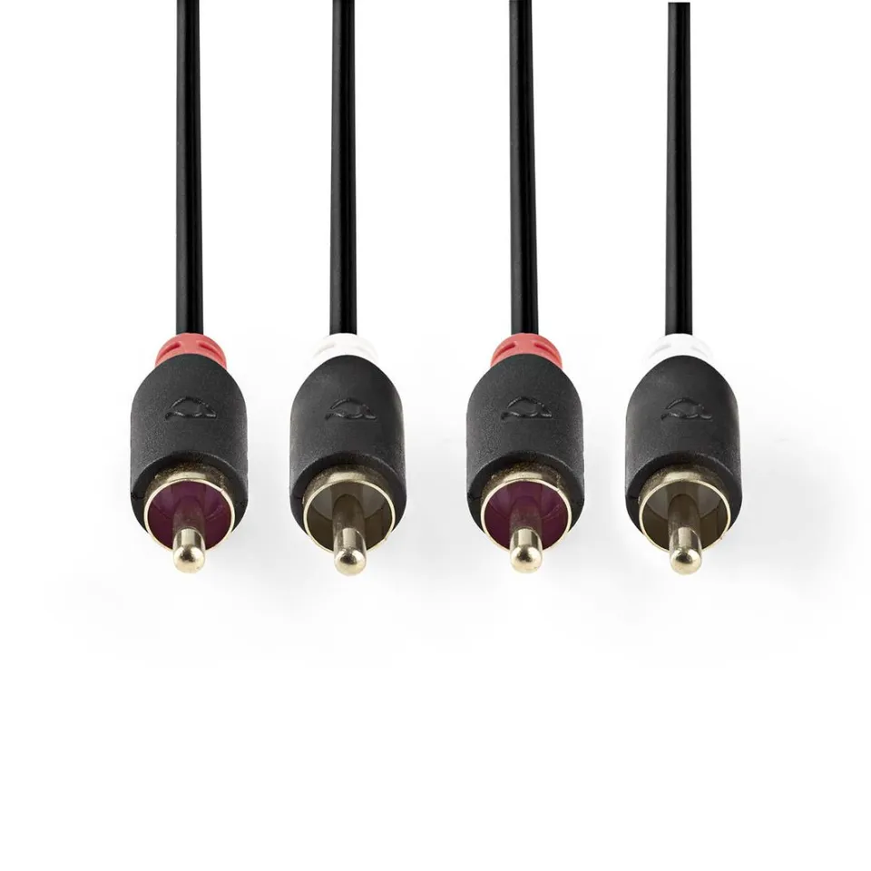 Nedis CABW24200AT30 - Stereofonní Audio Kabel | 2x RCA Zástrčka - 2x RCA Zástrčk