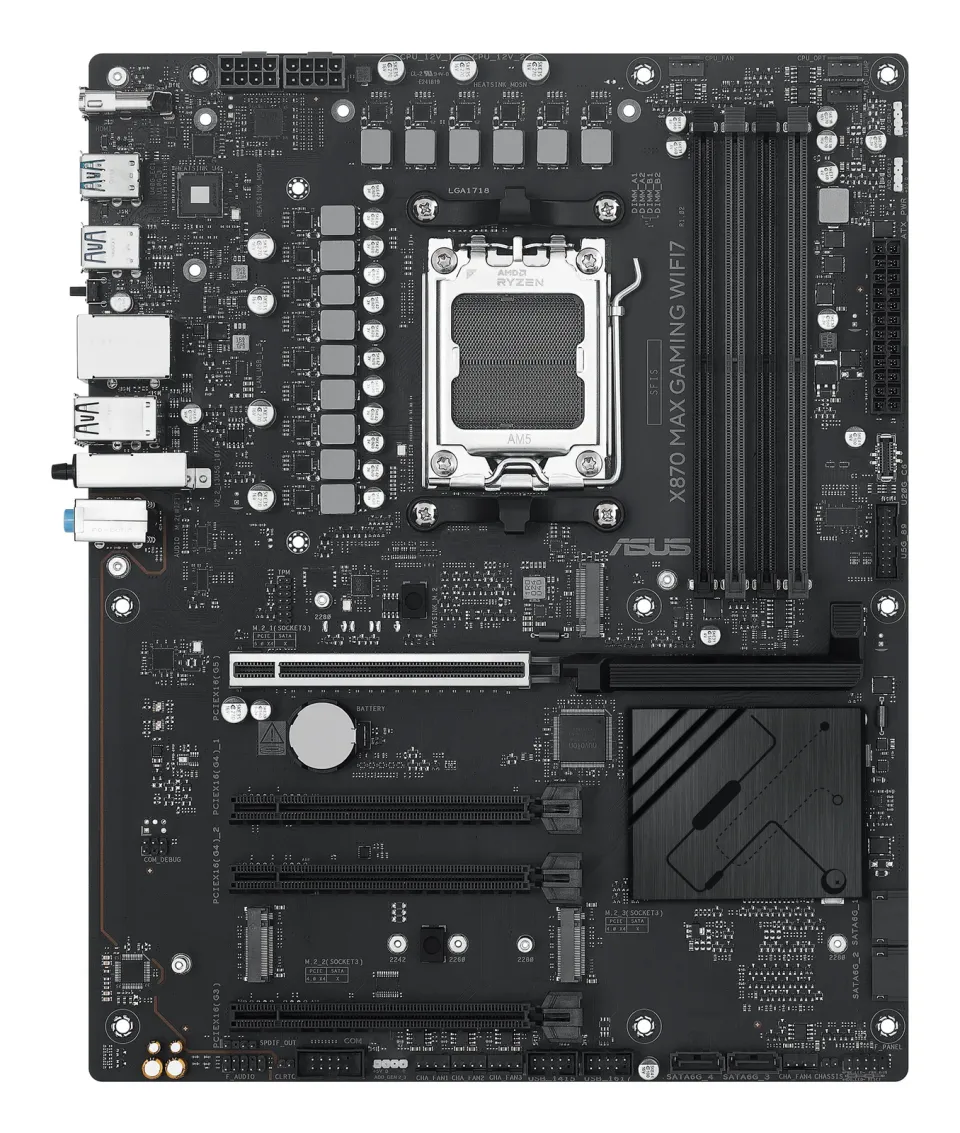 ASUS MB Sc AM5 X870 MAX GAMING WIFI7, AMD X870, 4xDDR5, 2xUSB4, 1xHDMI, WiFi