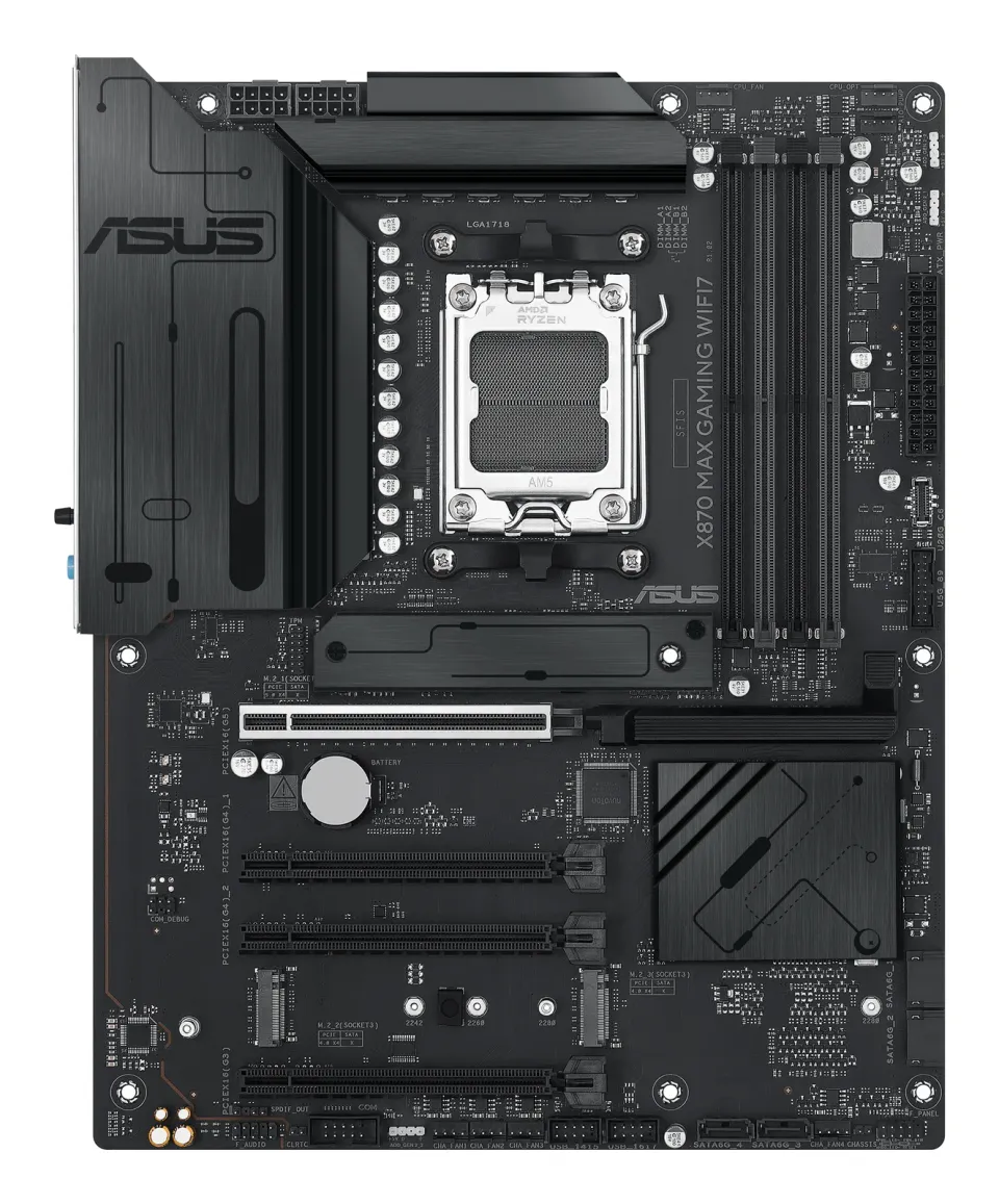ASUS MB Sc AM5 X870 MAX GAMING WIFI7, AMD X870, 4xDDR5, 2xUSB4, 1xHDMI, WiFi