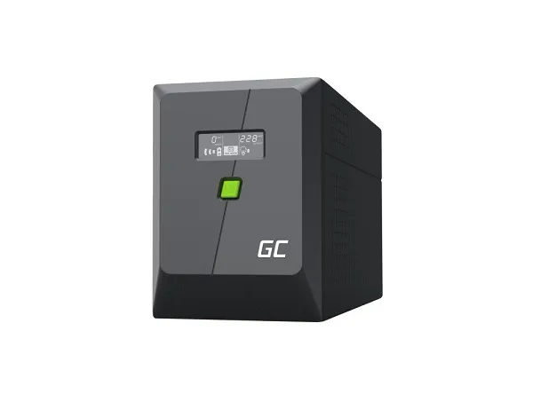 Green Cell Záložní zdroj UPS 1500VA 900W PowerProof s LCD displejem