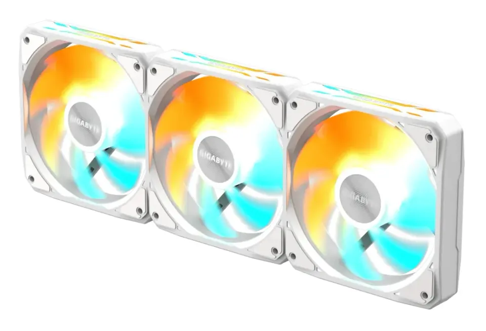 GIGABYTE ventilátor EZ CHAIN FAN 3-PACK, 3x120mm, bílá