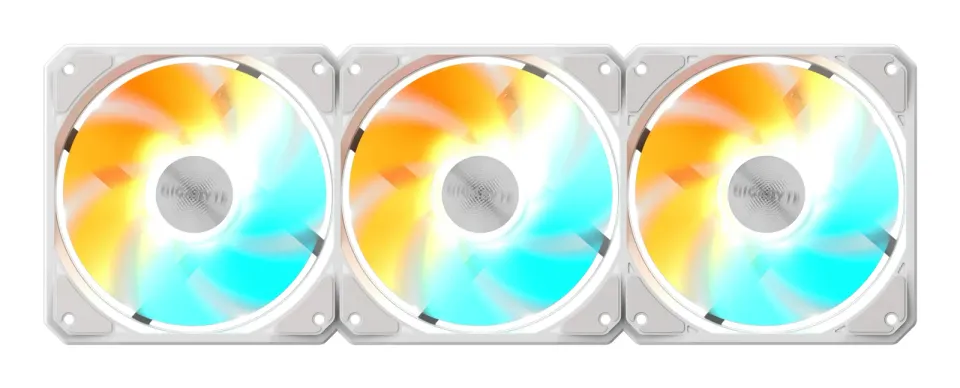 GIGABYTE ventilátor EZ CHAIN FAN 3-PACK, 3x120mm, bílá